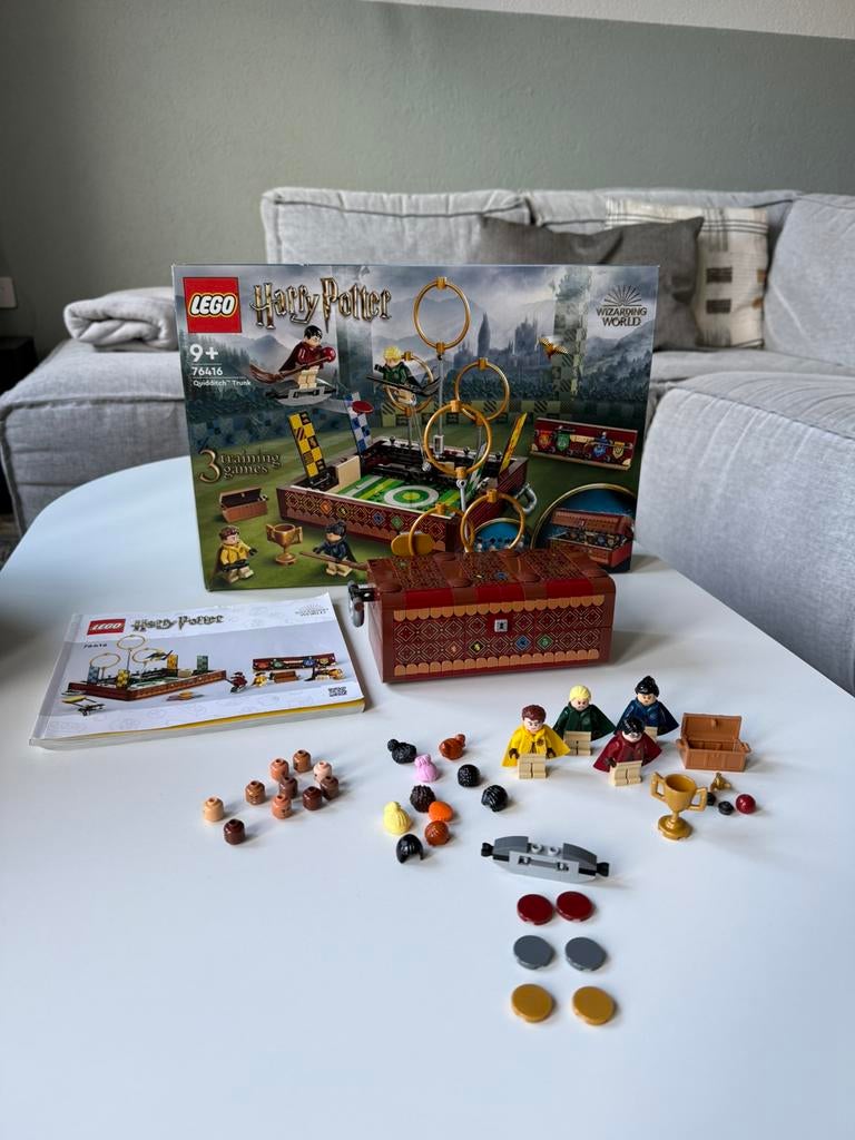 Lego 76416 - Harry Potter Zwerkbal koffer Quidditch Trunk, Ophalen of Verzenden, Zo goed als nieuw, Complete set, Lego