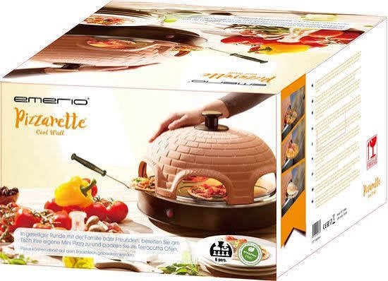 Pizzarette Emerio 6 personen, Ophalen of Verzenden, Zo goed als nieuw, 4 t/m 7 personen