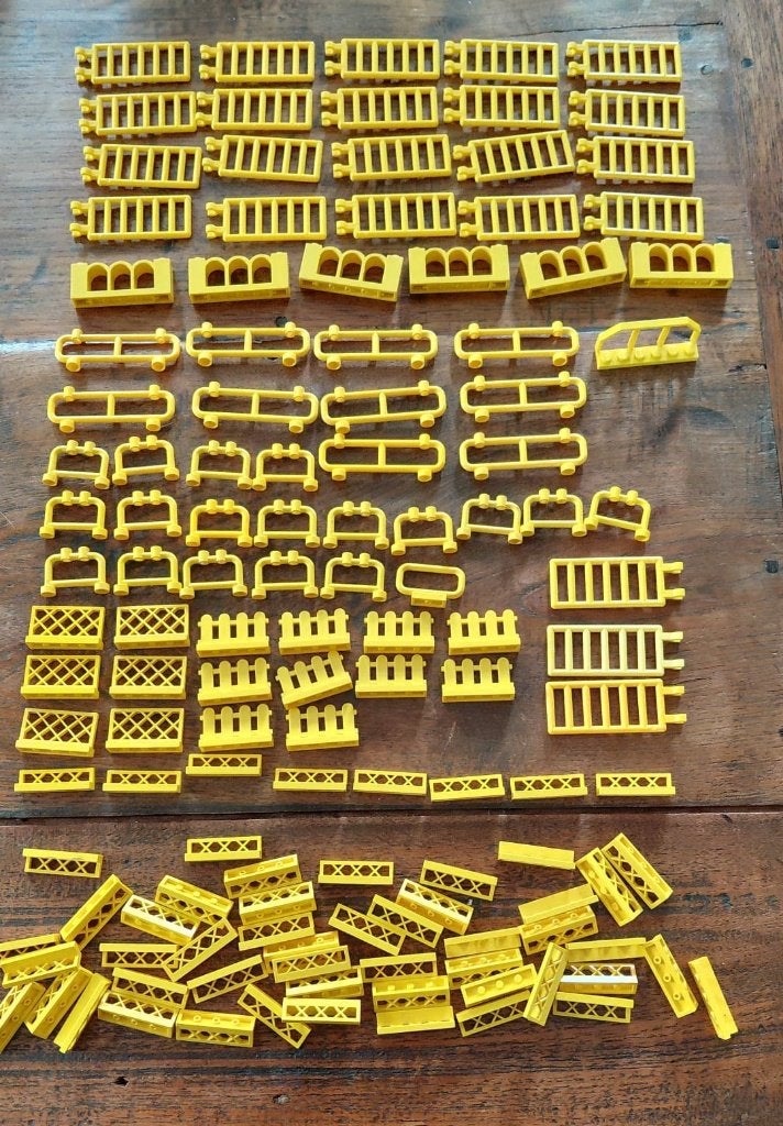 LEGO Allerlei hekjes GATE 8 kleuren, Ophalen of Verzenden, Gebruikt, Accessoire, Lego