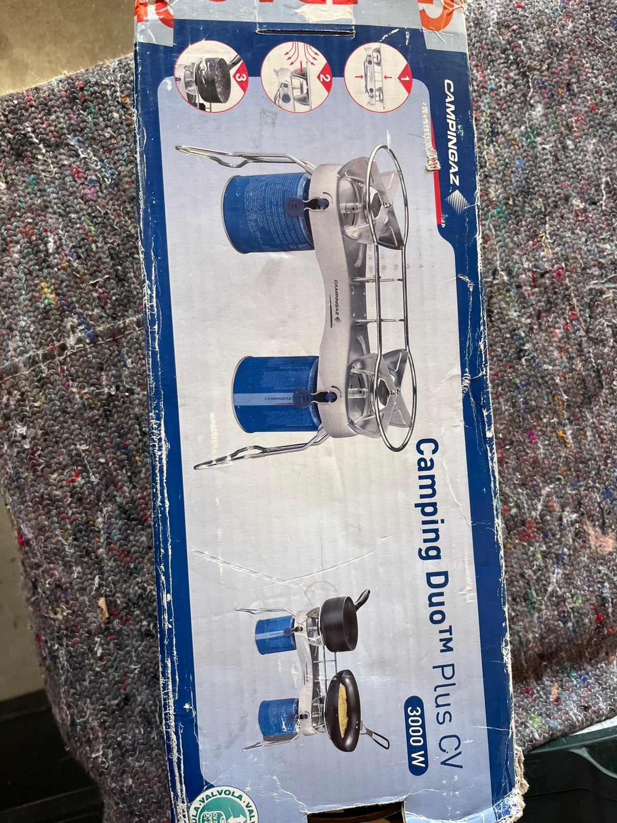 Gezocht campingaz duo plus brander met 2 aansluitingen, Ophalen of Verzenden, Zo goed als nieuw