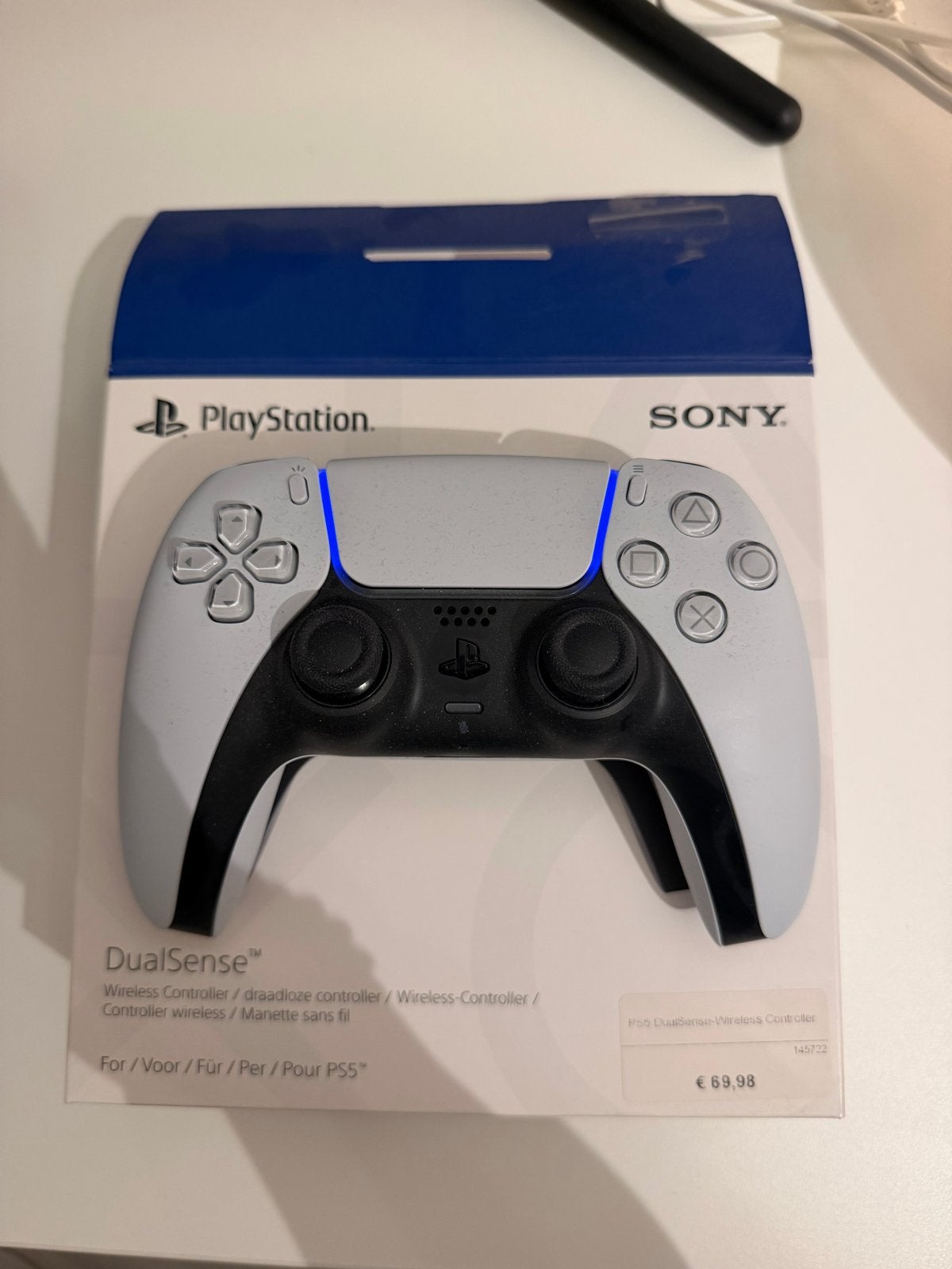 Sony PlayStation 5 DualSense Controller Wit - Nieuwstaat, PlayStation 5, Nieuw, Ophalen of Verzenden, Controller