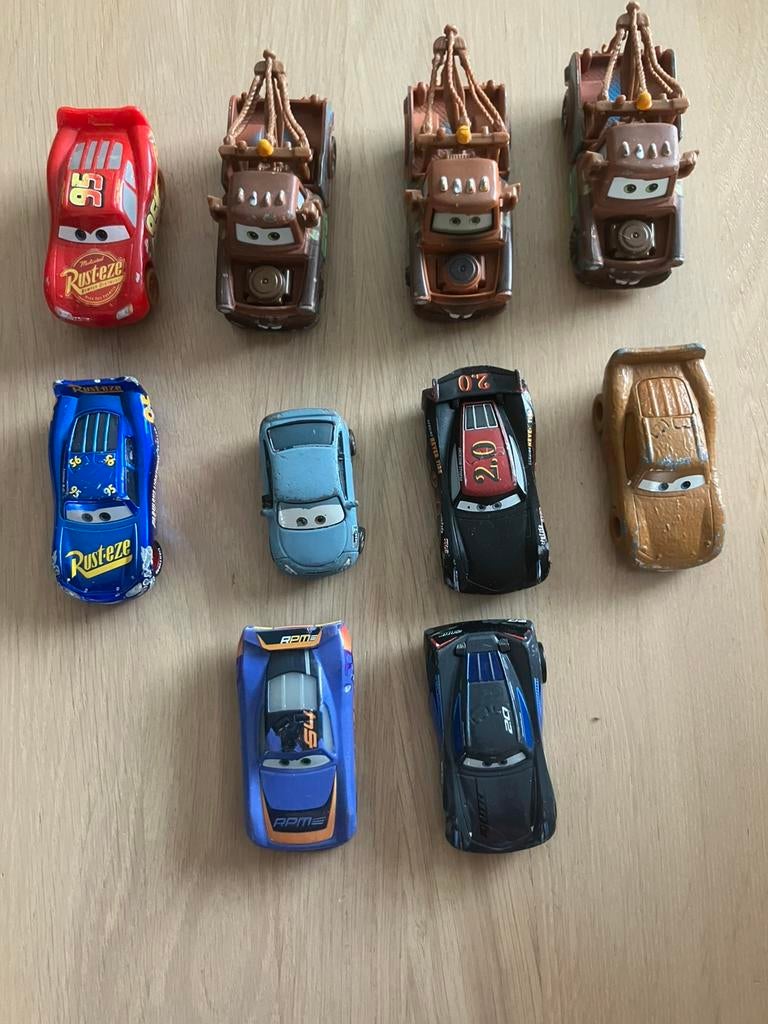 Verzameling cars Disney Pixar 10 stuks, Ophalen of Verzenden, Gebruikt