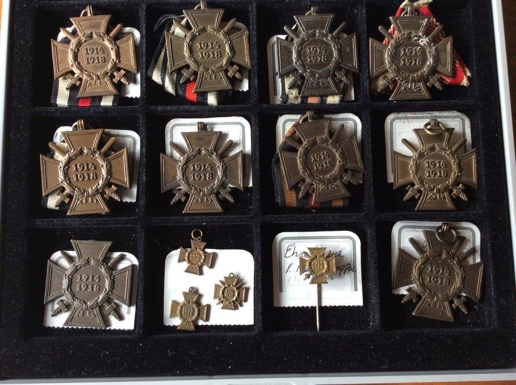 Ehrenkreuz des Weltkrieges 1914-1918  , Verzamelen, Ophalen of Verzenden, Landmacht, Duitsland, Lintje, Medaille of Wings