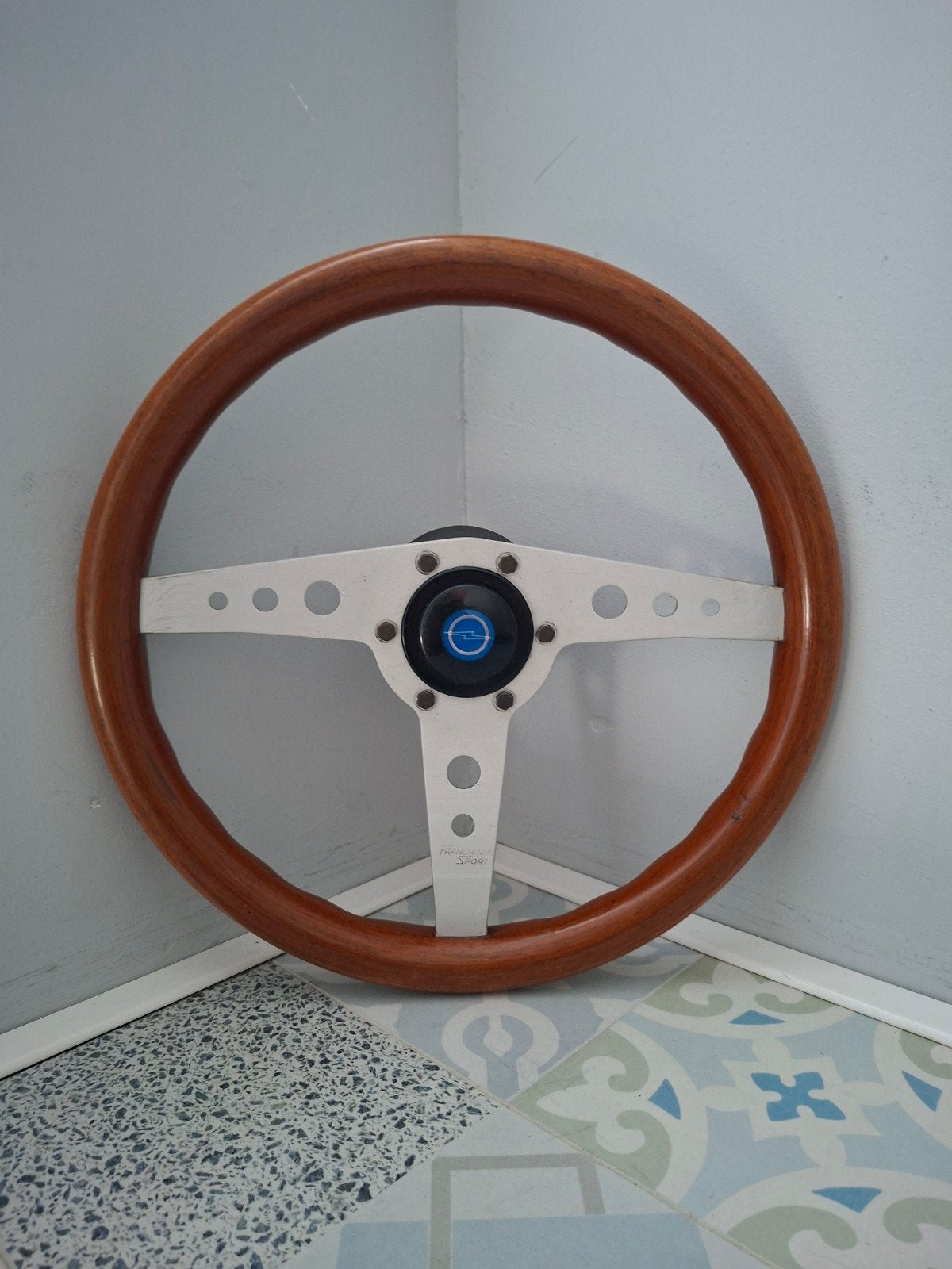 vintage houten sportstuur Opel Kadett Manta Ascona GT  1971, Auto-onderdelen, Interieur en Bekleding, Ophalen, Gebruikt, Opel