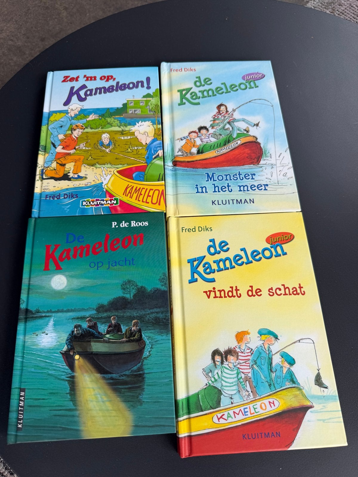 4x De Kameleon boeken - Fred Diks & P. de Roos, Boeken, Ophalen of Verzenden, Gelezen, Fictie algemeen