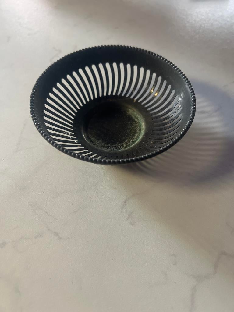 Verzilverde mandje, Antiek en Kunst, Ophalen of Verzenden, Zilver