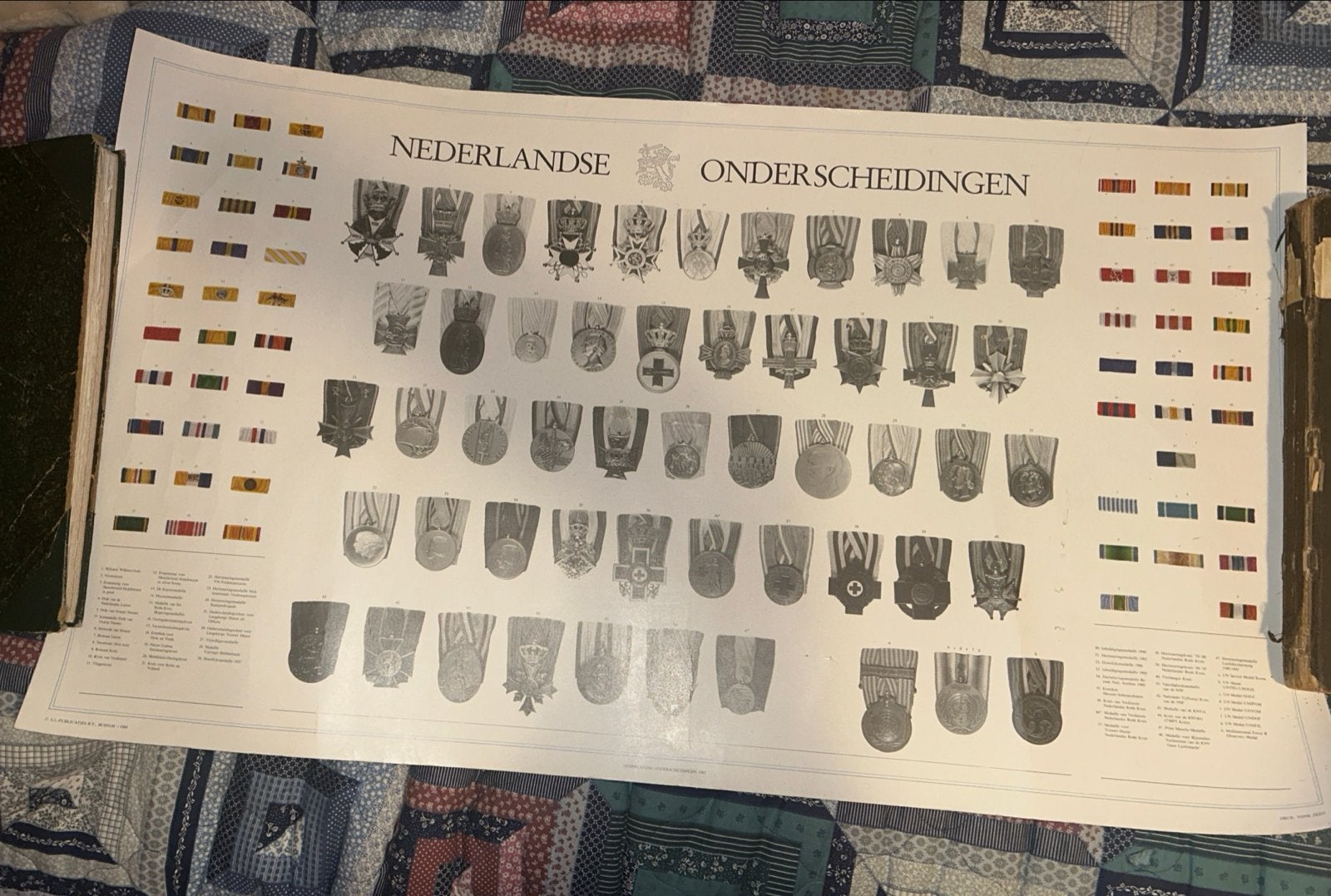 Poster Nederlandse Onderscheidingen, Ophalen of Verzenden, Overige soorten, Nederland, Foto of Poster