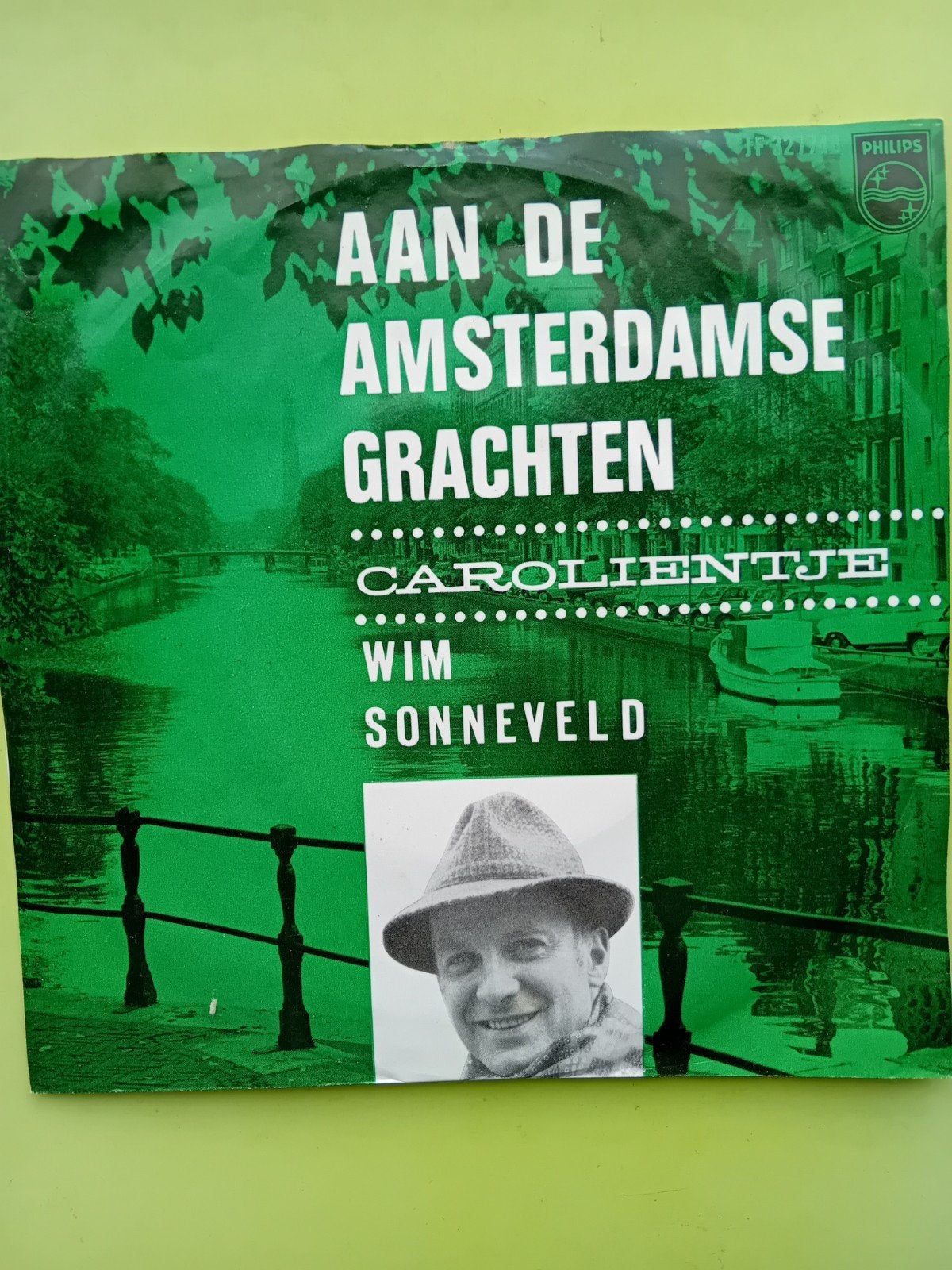 Wim Sonneveld - Aan de Amsterdamse Grachten Single(Philips), Gebruikt, 7 inch, Ophalen of Verzenden, EP