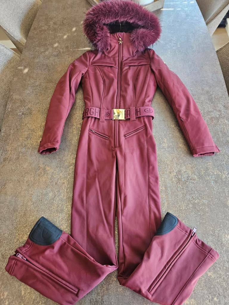 Nieuw goldbergh skipak parry ski pak 34 wijnrood, Kleding | Dames, Wintersportkleding, Ophalen of Verzenden, Nieuw, Maat 34 (XS) of kleiner