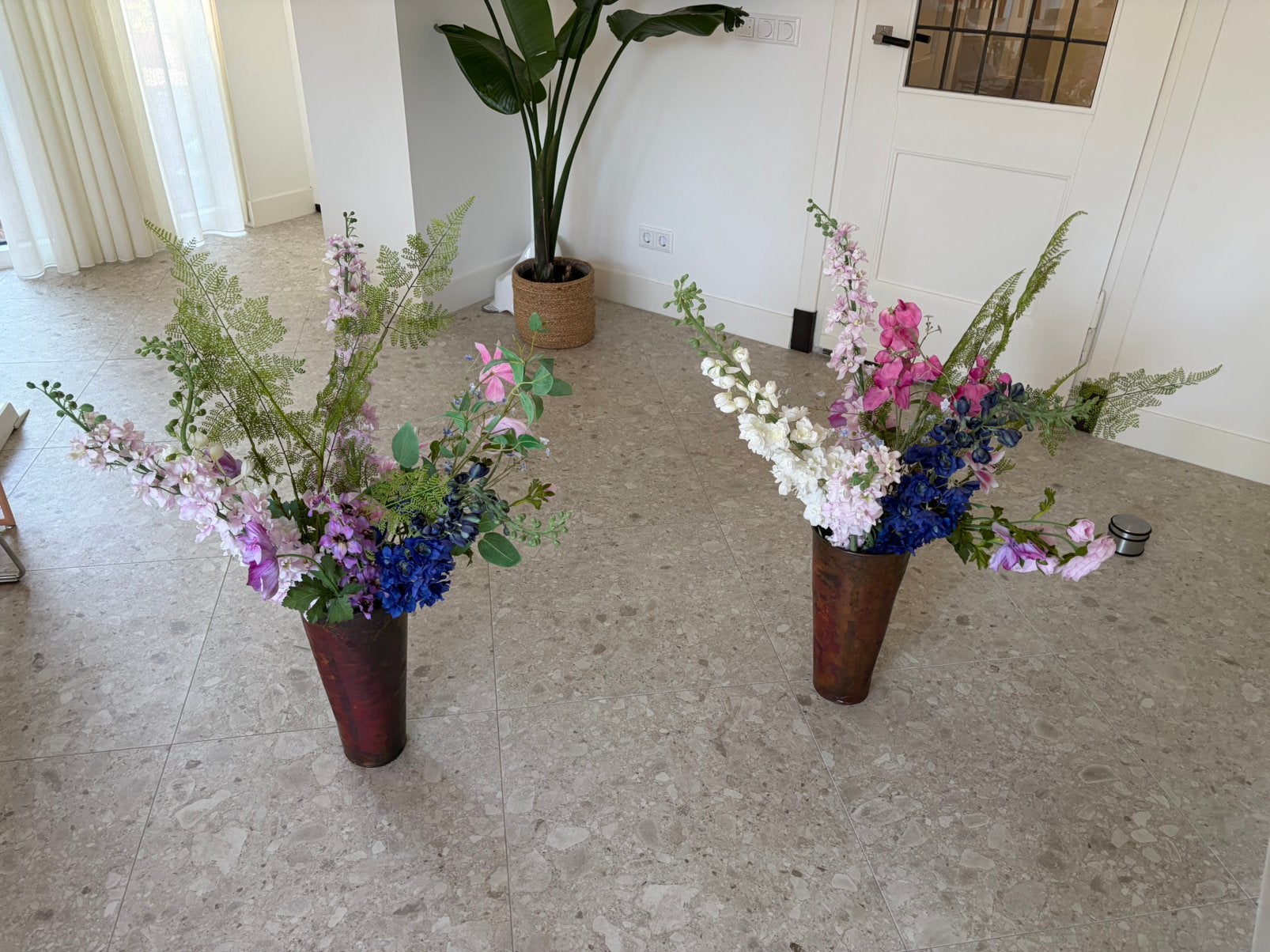 Zijden bloemen, Ophalen, Zo goed als nieuw