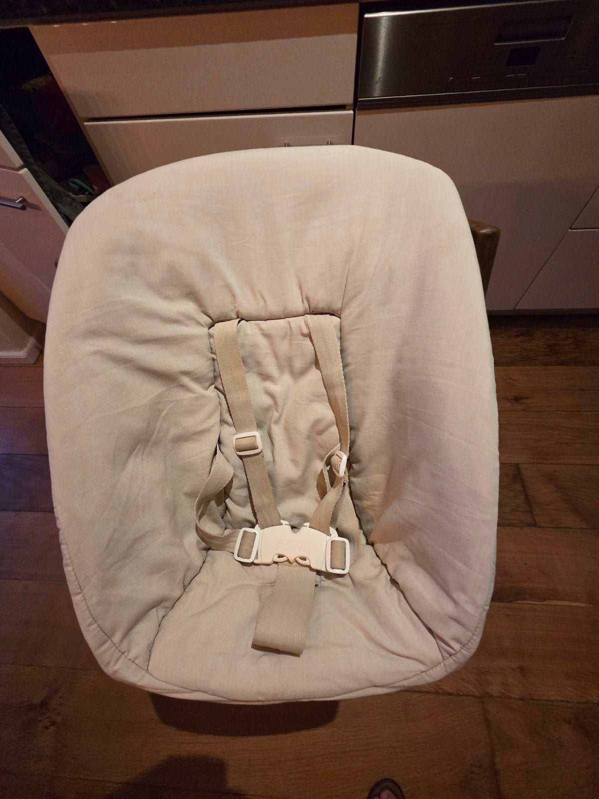 Stokke Tripp Trapp Newborn Set met hoes, Kinderen en Baby's, Ophalen, Gebruikt, Hangstoel, Stoelverkleiner