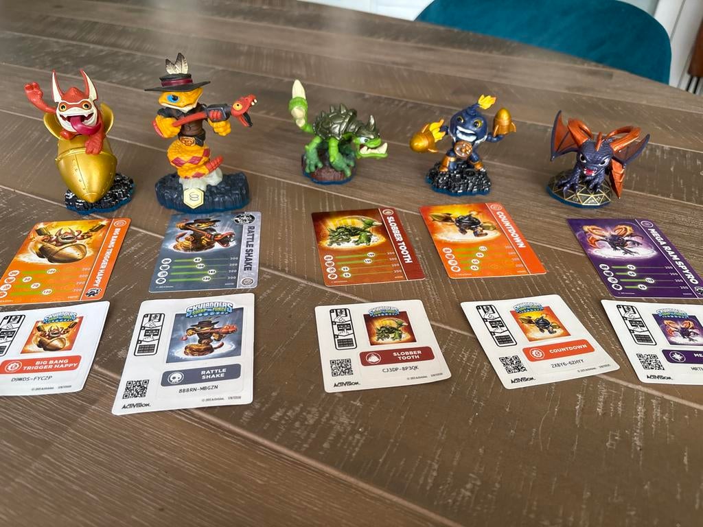 Skylanders Trap Team Figuren en Kaarten Set, Ophalen of Verzenden, Gebruikt, Jongen of Meisje