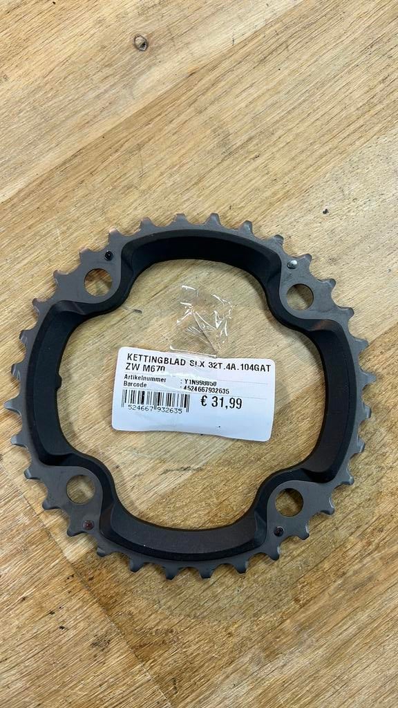 Shimano kettingblad SLX 32 NIEUW, Crankstel of Pedalen, Gravelbike, Verzenden, Nieuw