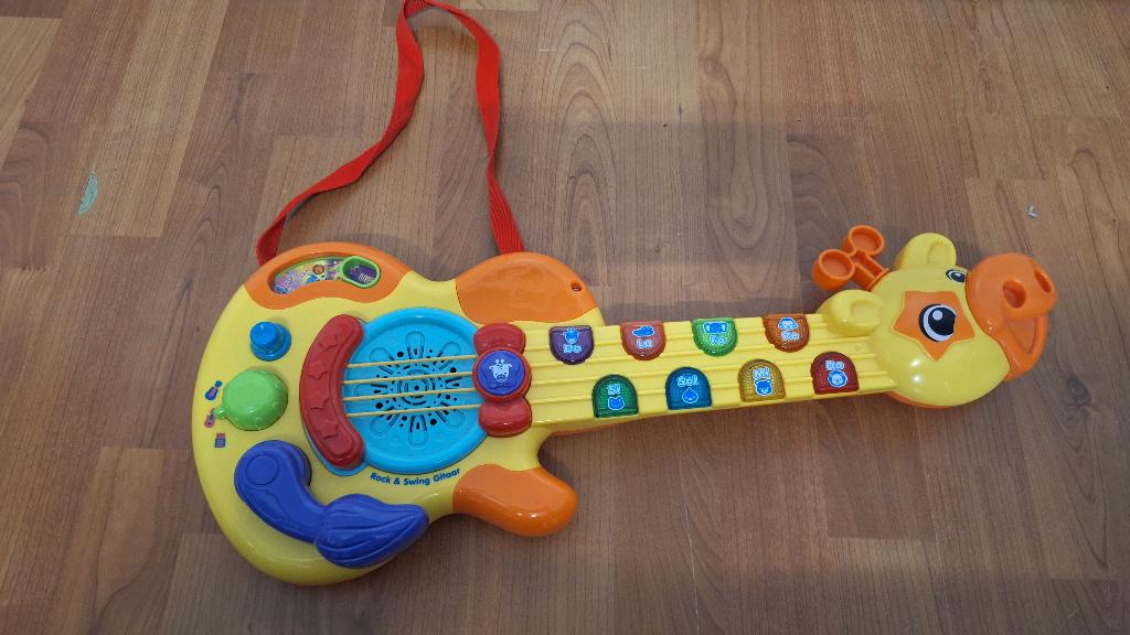 Vtech rock gitaar, Kinderen en Baby's, Speelgoed | Vtech, Ophalen of Verzenden, Zo goed als nieuw, 2 tot 4 jaar