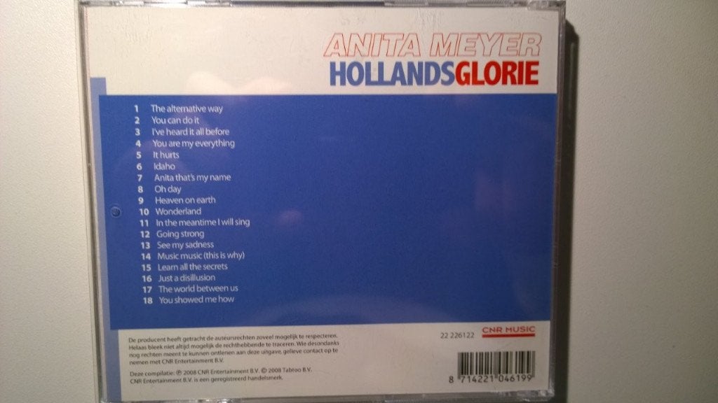 Anita Meyer - Hollands Glorie, Ophalen of Verzenden, Zo goed als nieuw, Pop, Album