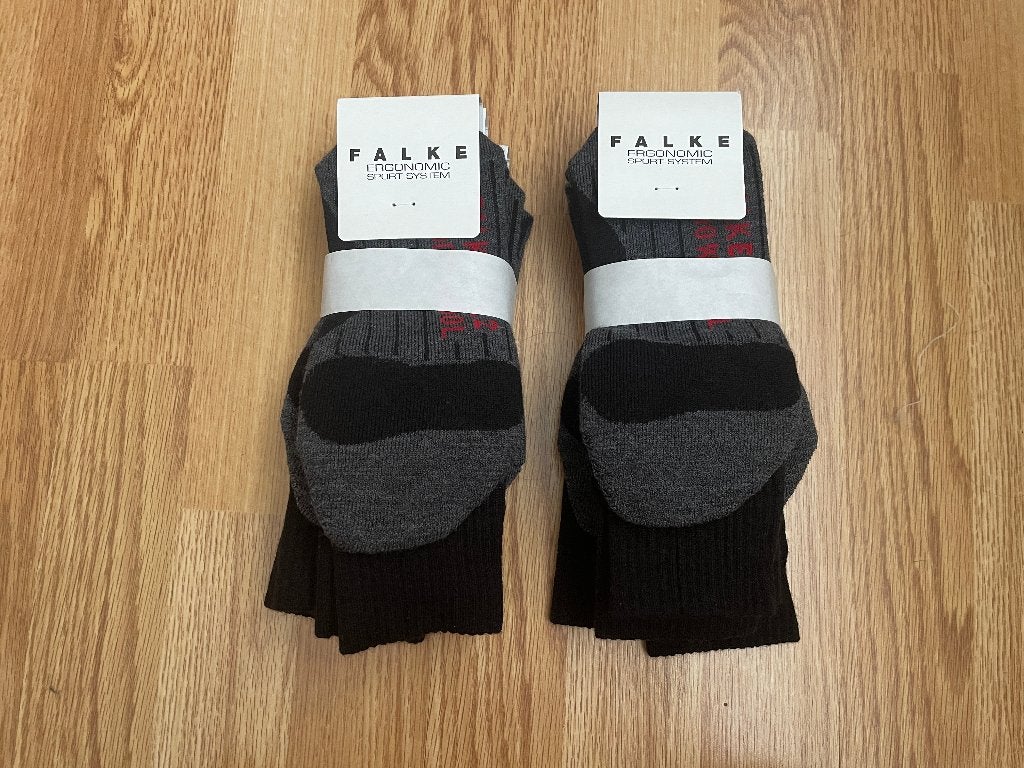 4 paar nieuw in verpakking sokken Falke TK2, Zwart, Falke, Nieuw, Ophalen of Verzenden
