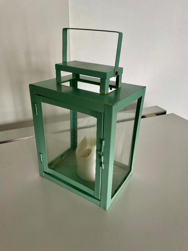 Windlicht, Balconkandelaar., Ophalen of Verzenden, Gebruikt, Overige materialen, Minder dan 25 cm