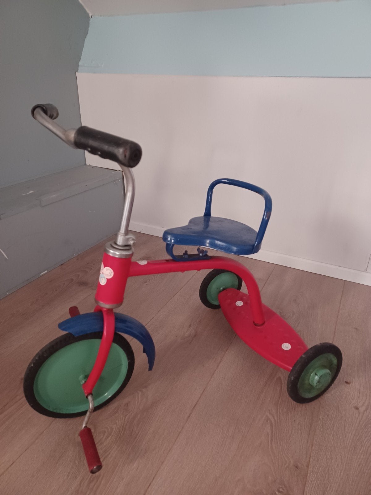 klassiek kinderfietsje en kruiwagen, Fietsen en Brommers, Fietsen | Driewielers, Ophalen, Gebruikt