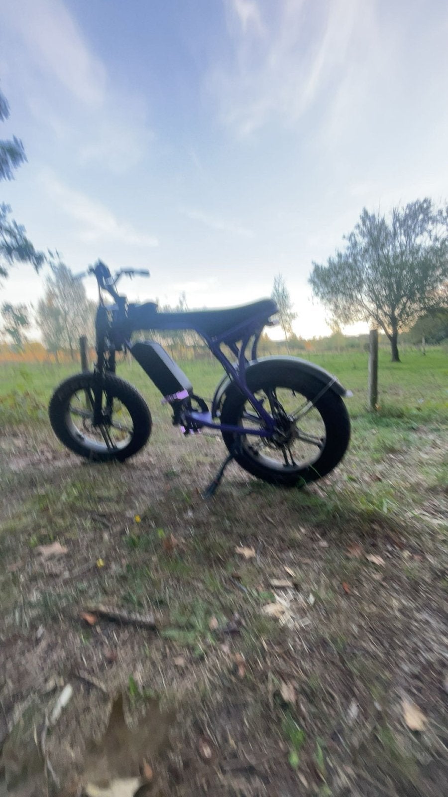 Mooie paarse fatbike met 1000W motor, Ophalen of Verzenden, Zo goed als nieuw, Overige merken