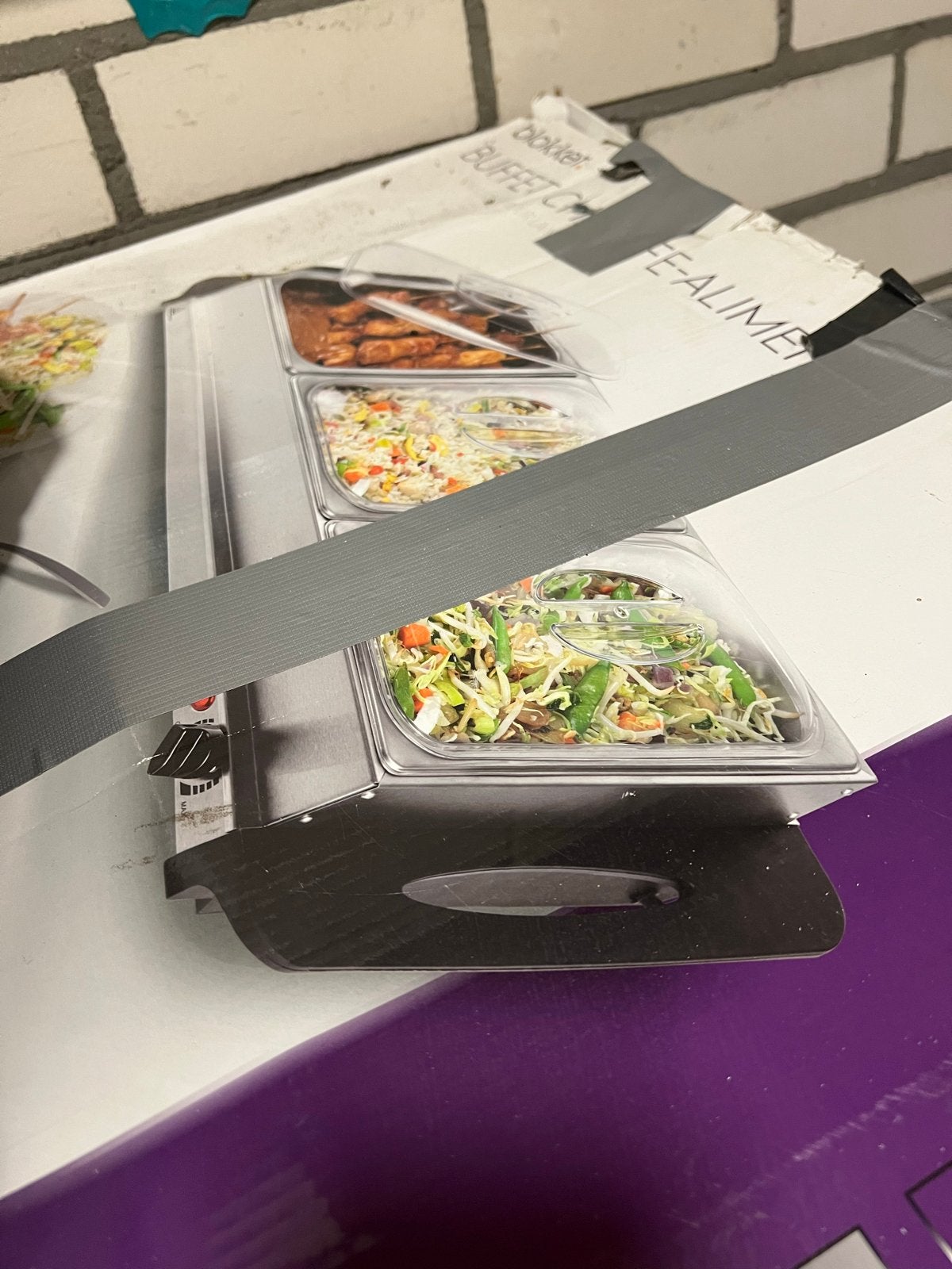 Blokker Buffet Chafing Dish - Warmhoudschaal, Witgoed en Apparatuur, Onderdelen en Toebehoren, Nieuw, Ophalen of Verzenden