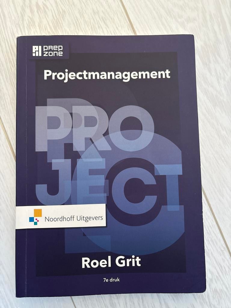 Projectmanagement 7e druk - Roel Grit, Boeken, Studieboeken en Cursussen, Gelezen, HBO, Gamma, Ophalen of Verzenden