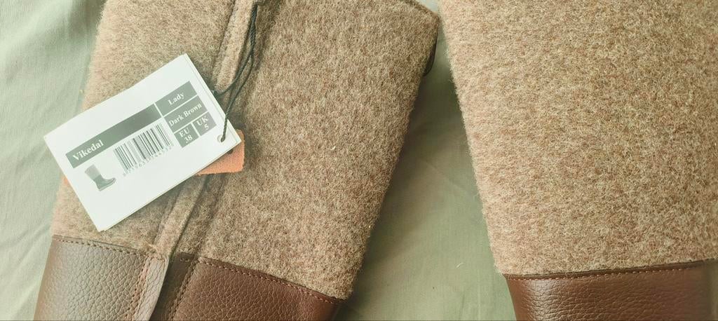 Nieuwe Vikedal dameslaarzen - Bruin, maat 38, Ophalen of Verzenden