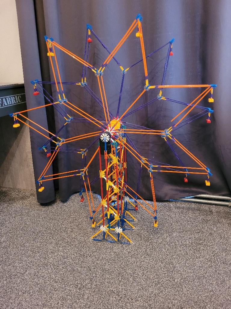 K'nex - Double ferris wheel, Kinderen en Baby's, Speelgoed | Bouwstenen, Ophalen of Verzenden, Zo goed als nieuw, K'nex