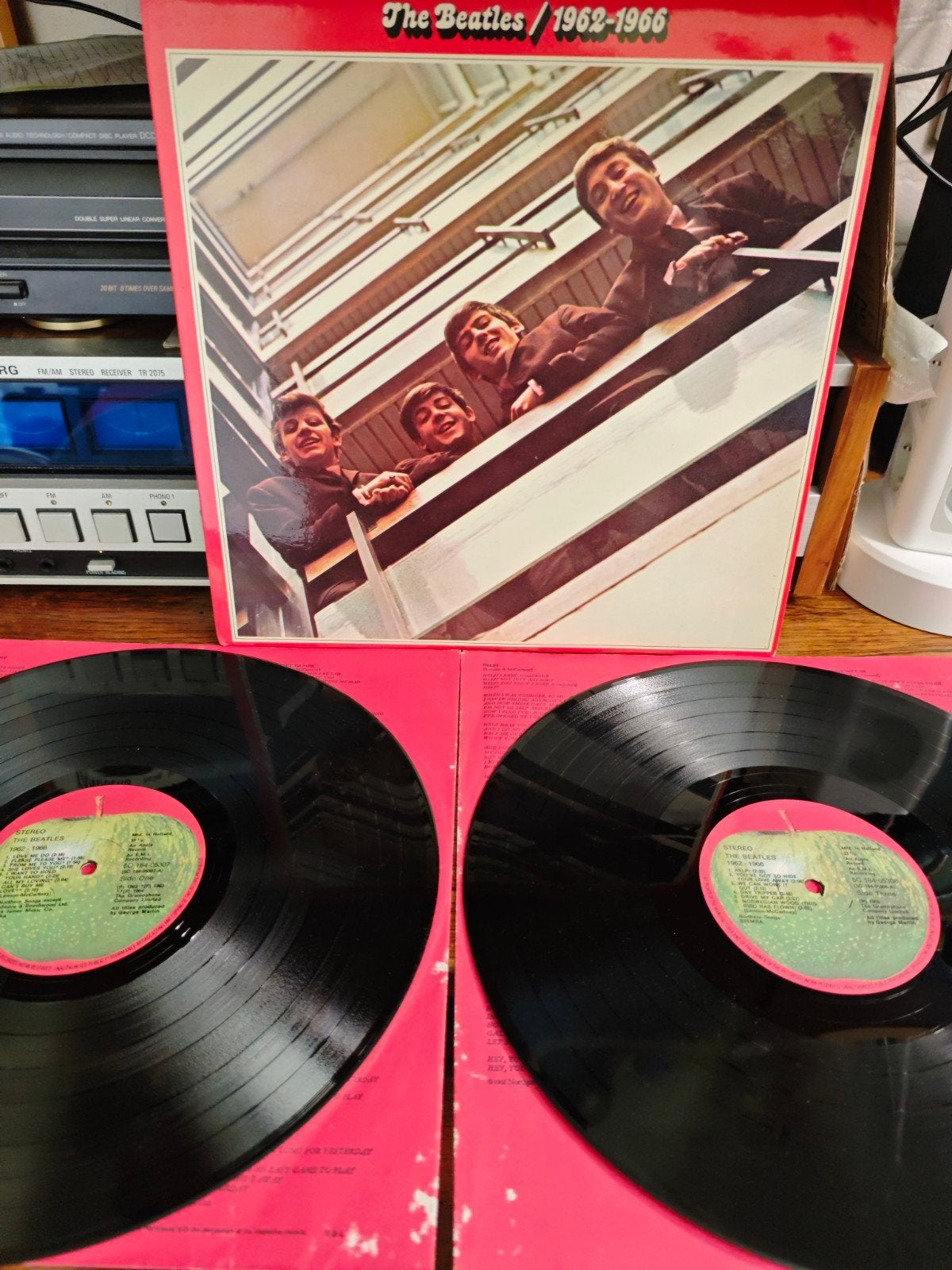 The Beatles - 1962-1966 (Red Album) Dubbel-LP, Gebruikt, Complilatie, Ophalen of Verzenden, 12 inch