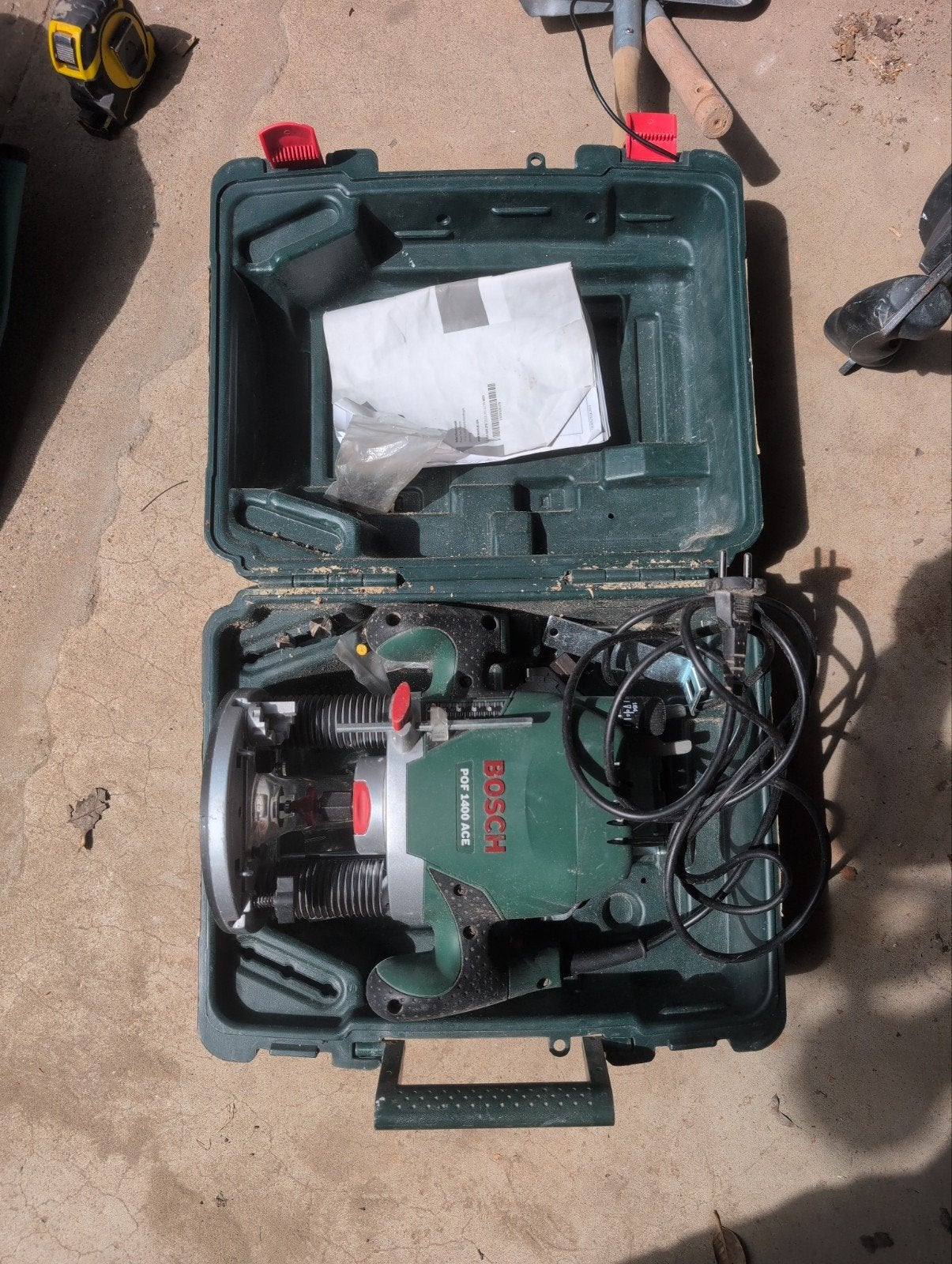 Bosch POF 1400 ACE Bovenfrees, Ophalen, Gebruikt, Bovenfrees, Bosch