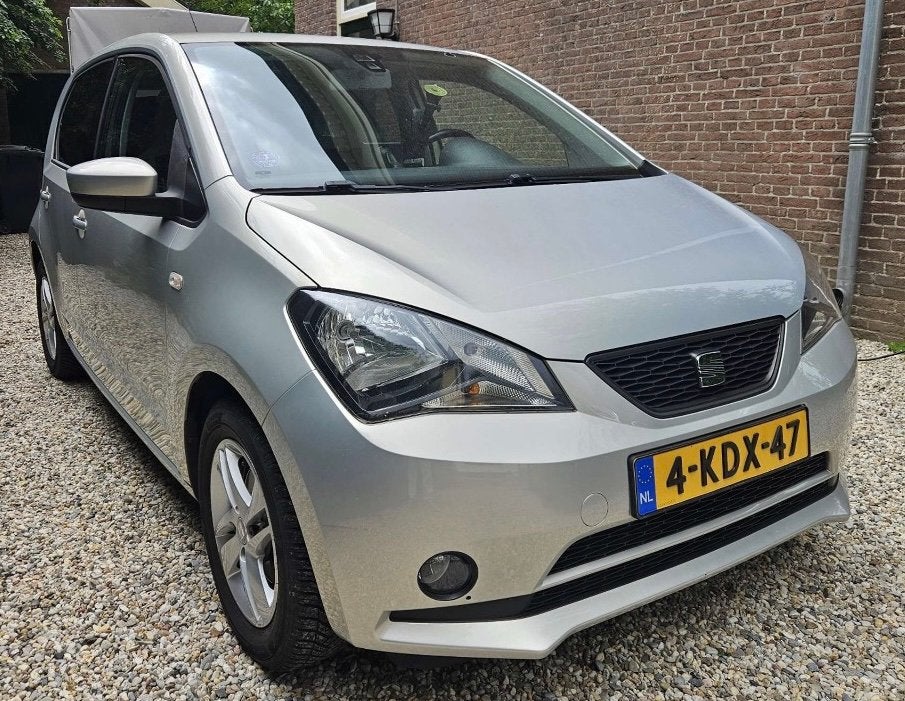 Seat Mii 1.0 44KW 2013 Grijs, Auto's, Voorwielaandrijving, 840 kg, 4 stoelen, Mii