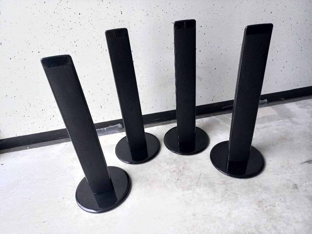 4 SAMSUNG speakers met voet, Overige merken, Speakerset, Ophalen of Verzenden, Zo goed als nieuw