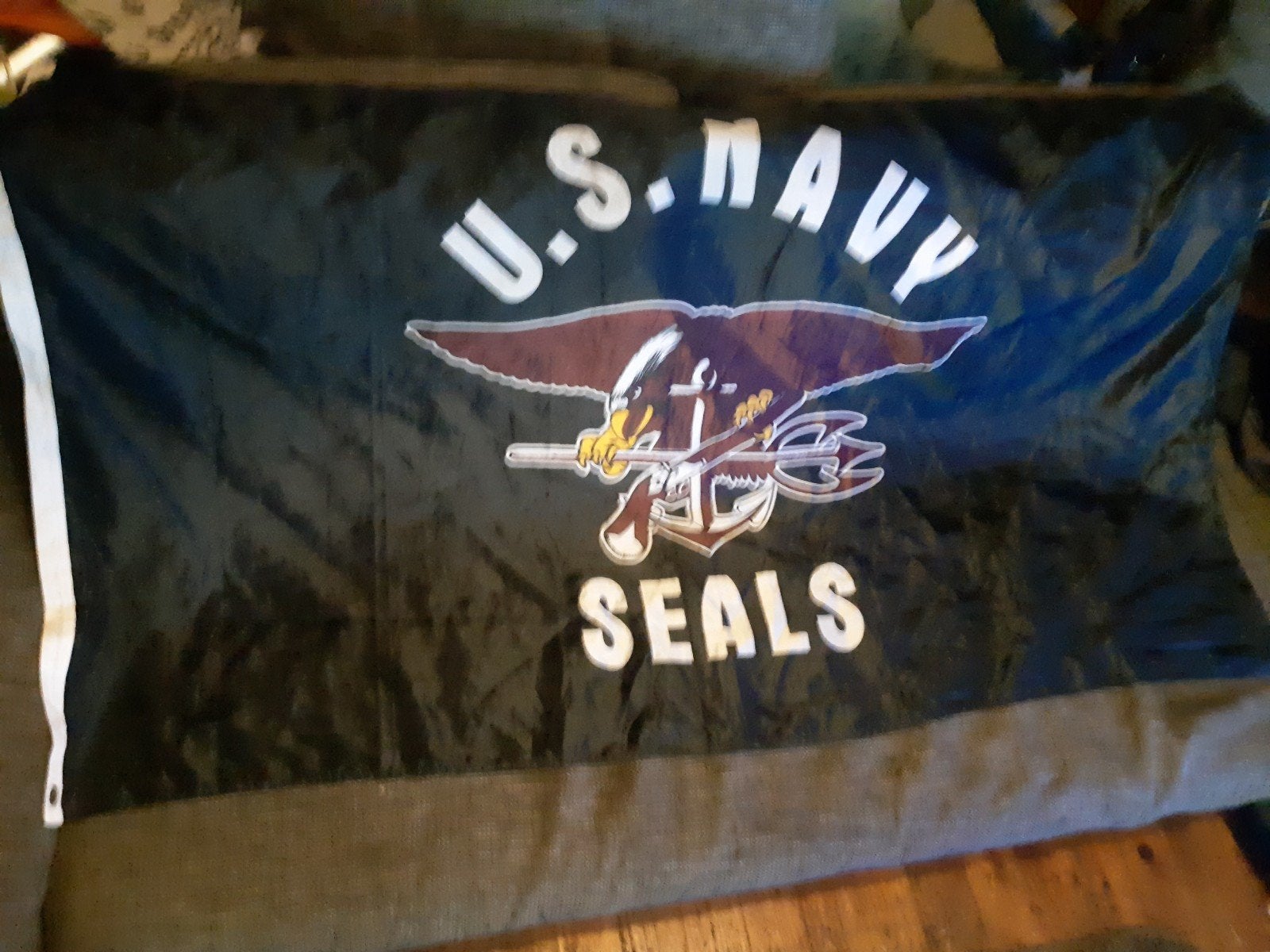 U.S. Navy Seals Vlag 150x92cm, Ophalen of Verzenden, Zo goed als nieuw