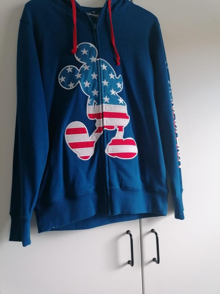 Mickey Mouse vest blauw maat M, Ophalen of Verzenden, Mickey Mouse, Zo goed als nieuw, Kleding of Textiel
