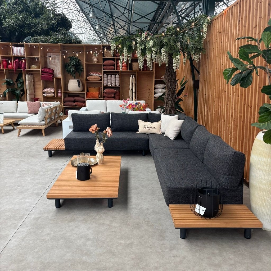 Charbon Loungeset | OP = OP, 6 zitplaatsen, Bank, Ophalen of Verzenden, Loungeset