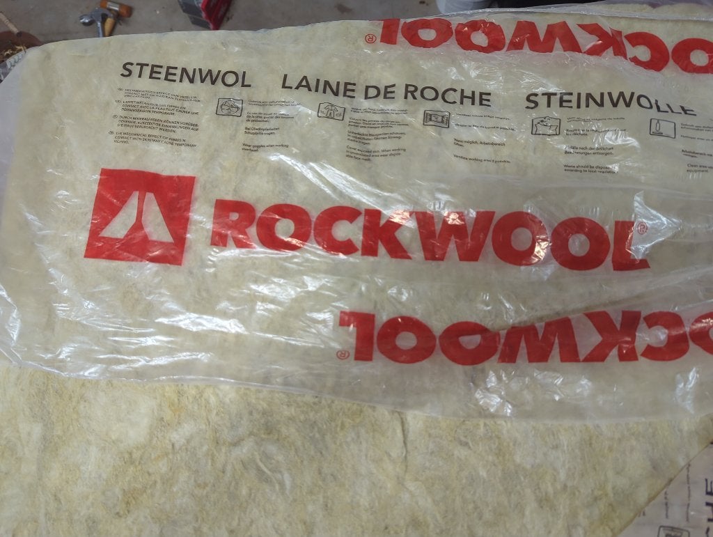 3 platen Rockwooll 120x60x9, Ophalen, 4 tot 8 cm, Nieuw, Steenwol