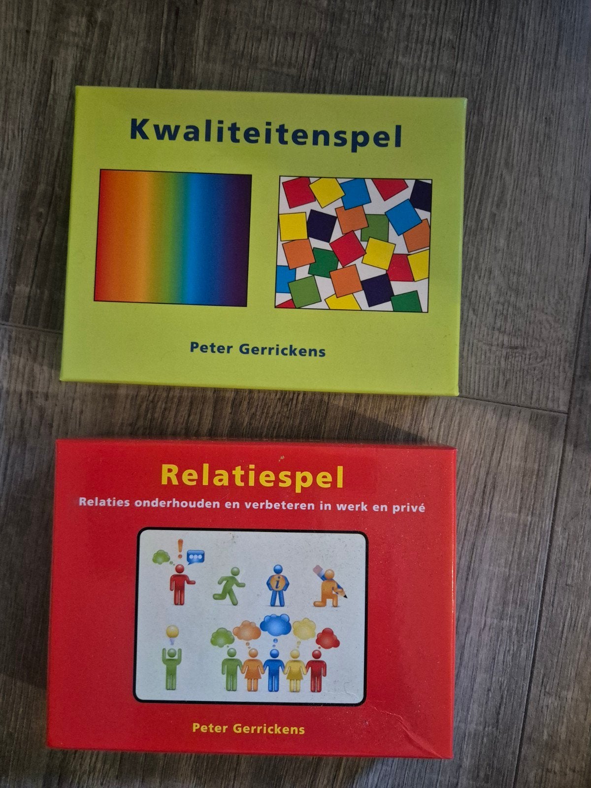 Kwaliteitenspel en Relatiespel van Peter Gerrickens, Ophalen of Verzenden, Zo goed als nieuw, Peter Gerrickens