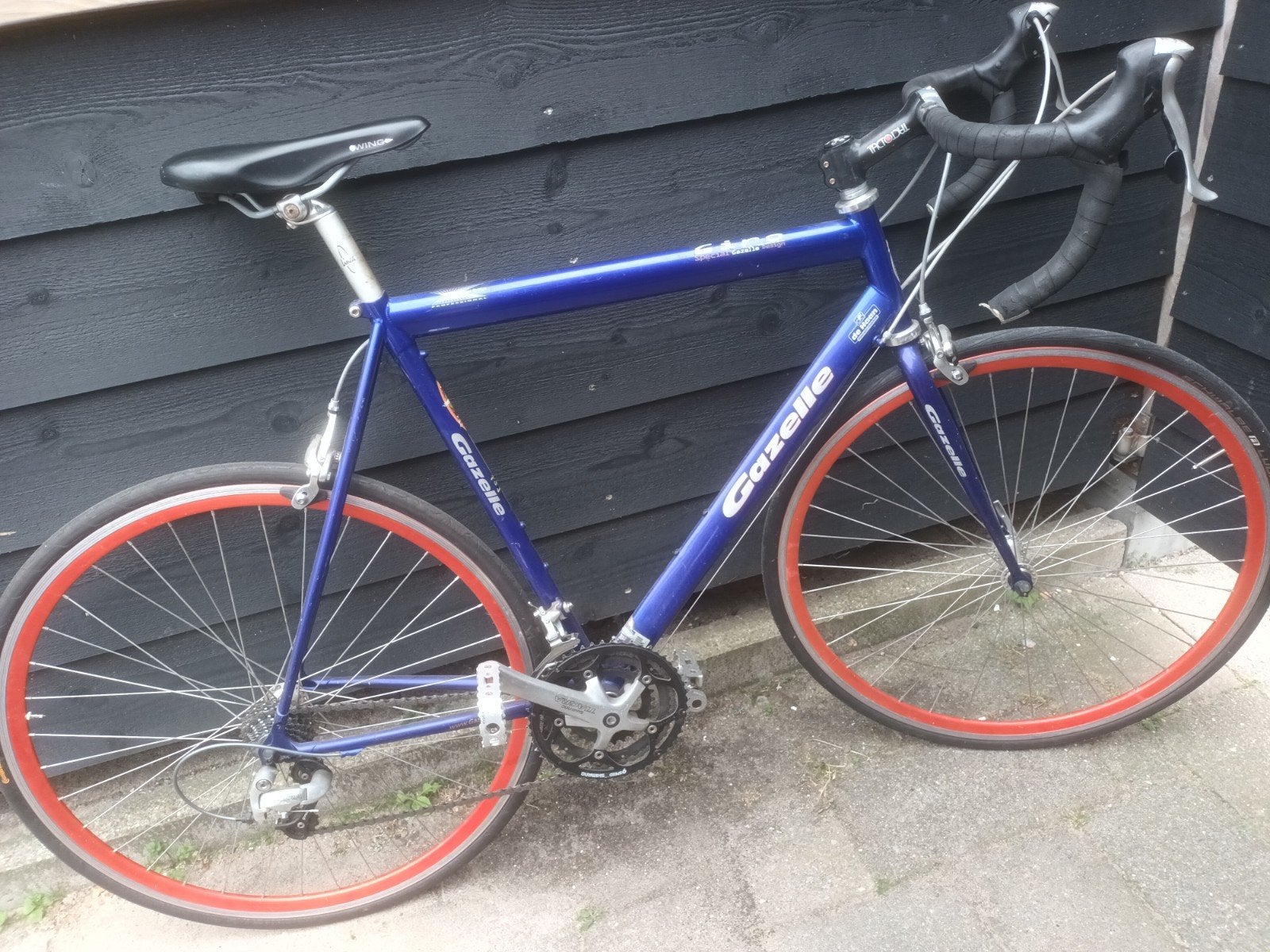 Gazelle racefiets, framehoogte 58 cm, Fietsen en Brommers, Ophalen, Gebruikt, 57 tot 61 cm, Meer dan 20 versnellingen