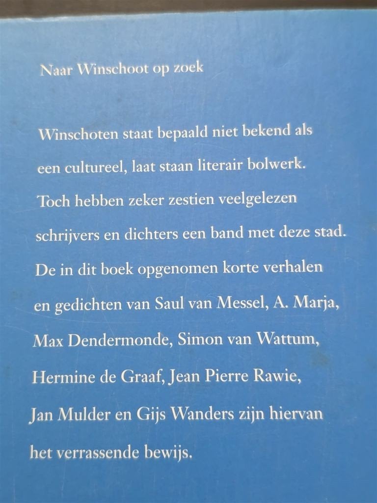 Naar Winschoot op Zoek — Verhalen Gedichten over Winschoten, Ophalen of Verzenden, Gelezen