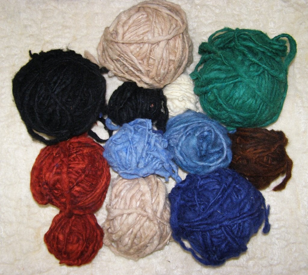Grof gesponnen schapenwol vloerkleed wandkleed wol sloffen, Ophalen of Verzenden, Nieuw, Breien of Haken, Wol of Garen
