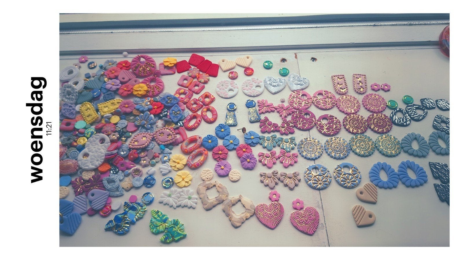 fimo sculpey oorbellen hangers diy, Ophalen of Verzenden, Nieuw, Hanger