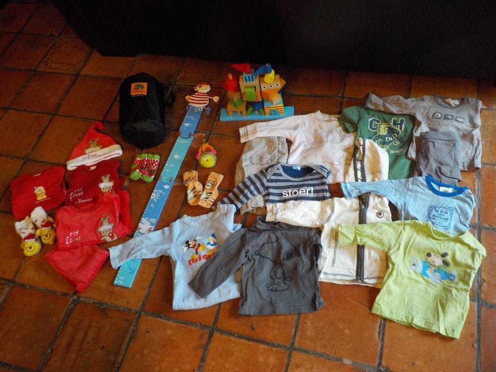 23 X Babykleding en extra's - jongens maat 62 Frendz Feetje, Ophalen of Verzenden, Zo goed als nieuw, Maat 62