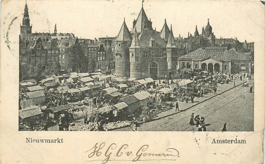 388-251-031 Amsterdam Nieuwmarkt, Verzenden, Voor 1920, Noord-Holland