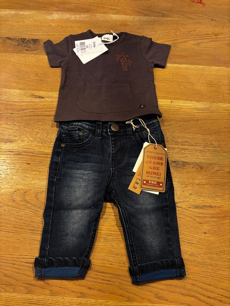 Feetje setje maat 68 voor jongens - Nieuw  (advr 193), Kinderen en Baby's, Babykleding | Maat 68, Ophalen of Verzenden, Nieuw