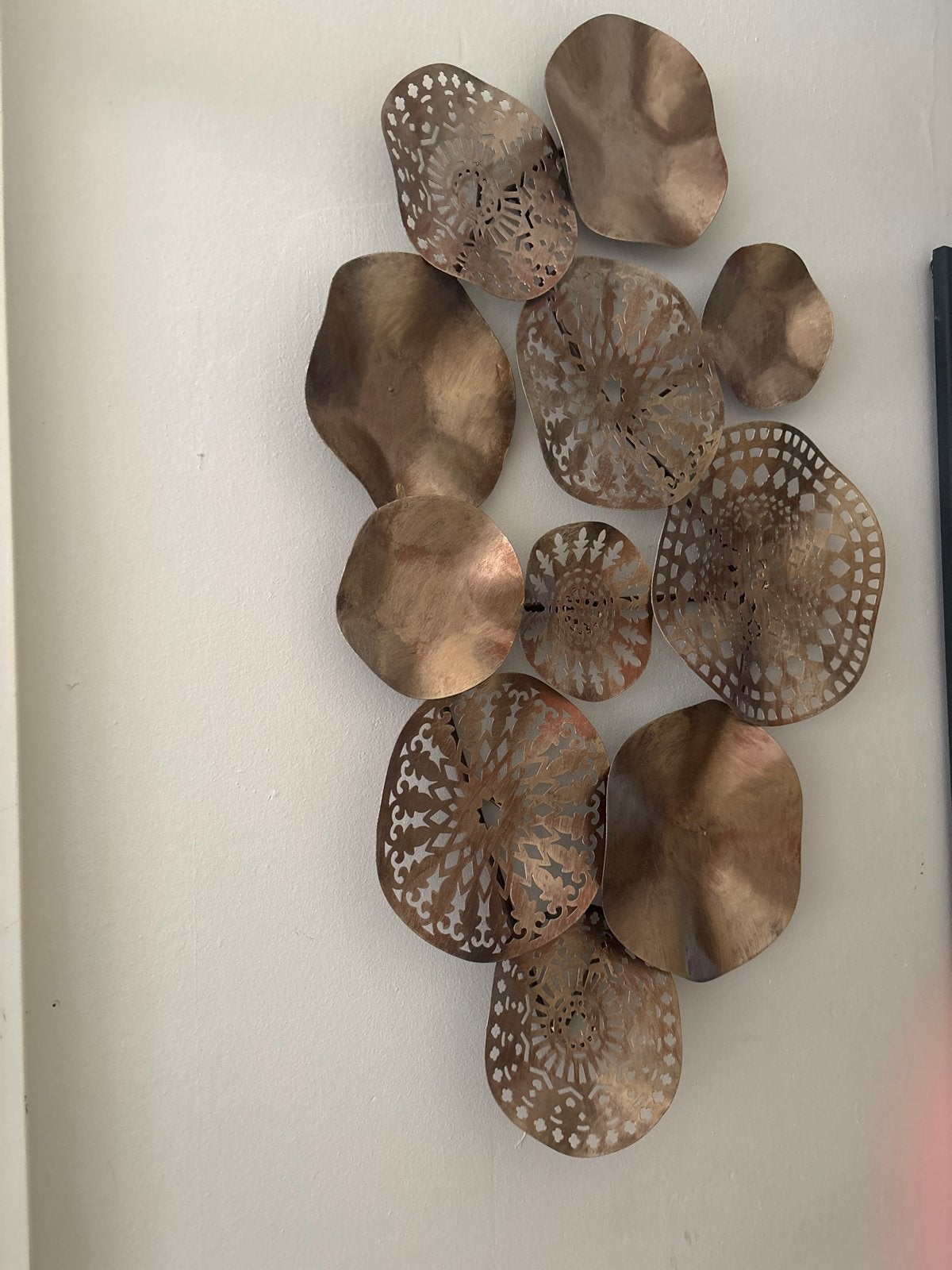 Metalen Wanddecoratie - 92x57 cm, Ophalen, Metaal, Wandsculptuur, Gebruikt