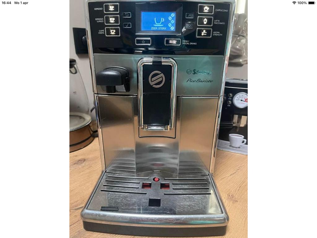 Saeco PicoBaristo Koffieautomaat - Zonder Melkkan, Afneembaar waterreservoir, Gebruikt, Koffiemachine, Koffiebonen