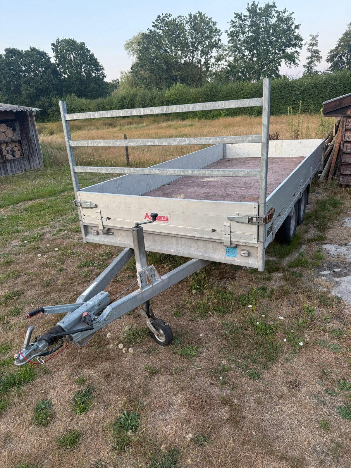 Anssems aanhanger 2 asser 2500kg, Auto diversen, Aanhangers en Bagagewagens, Ophalen, Zo goed als nieuw
