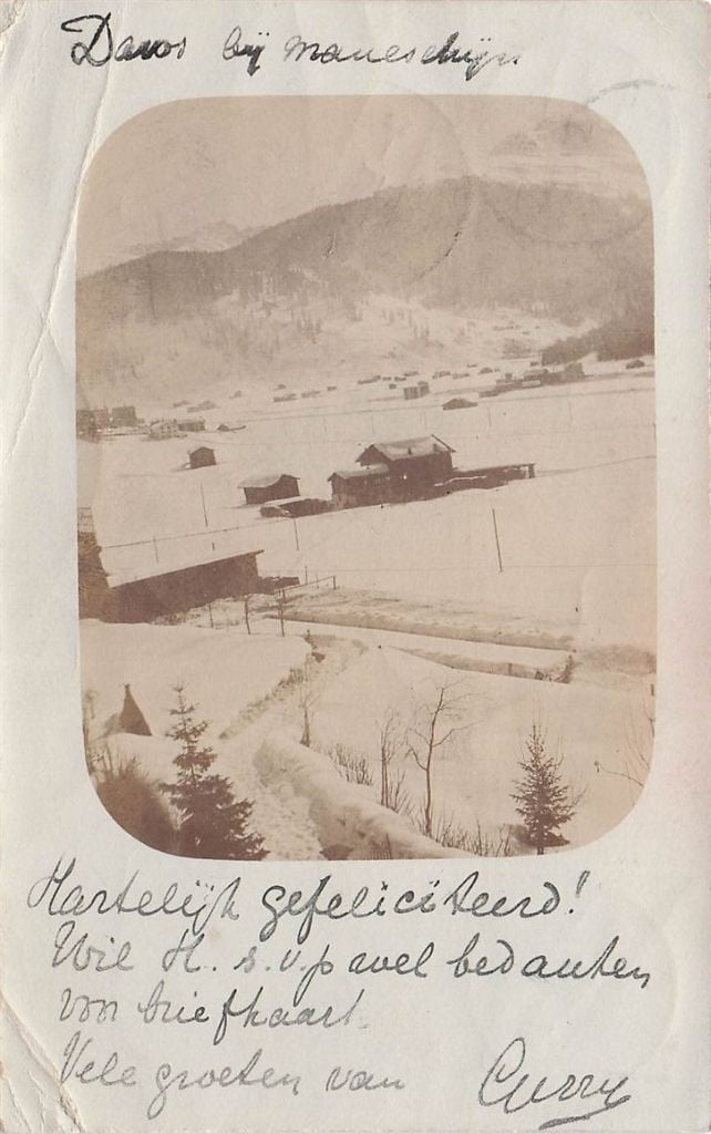 703-287-037 Davos, Verzenden, Voor 1920, Overig Europa