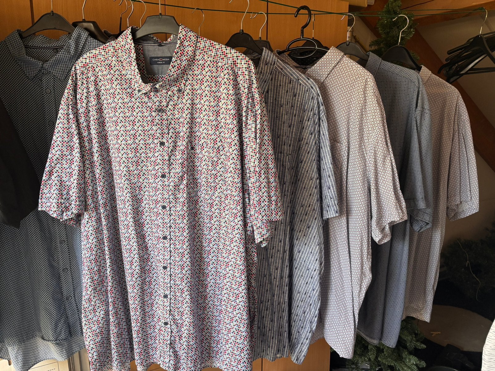 Blouses 6XL korte mouw, Ophalen of Verzenden, Zo goed als nieuw, Blauw, Overhemd