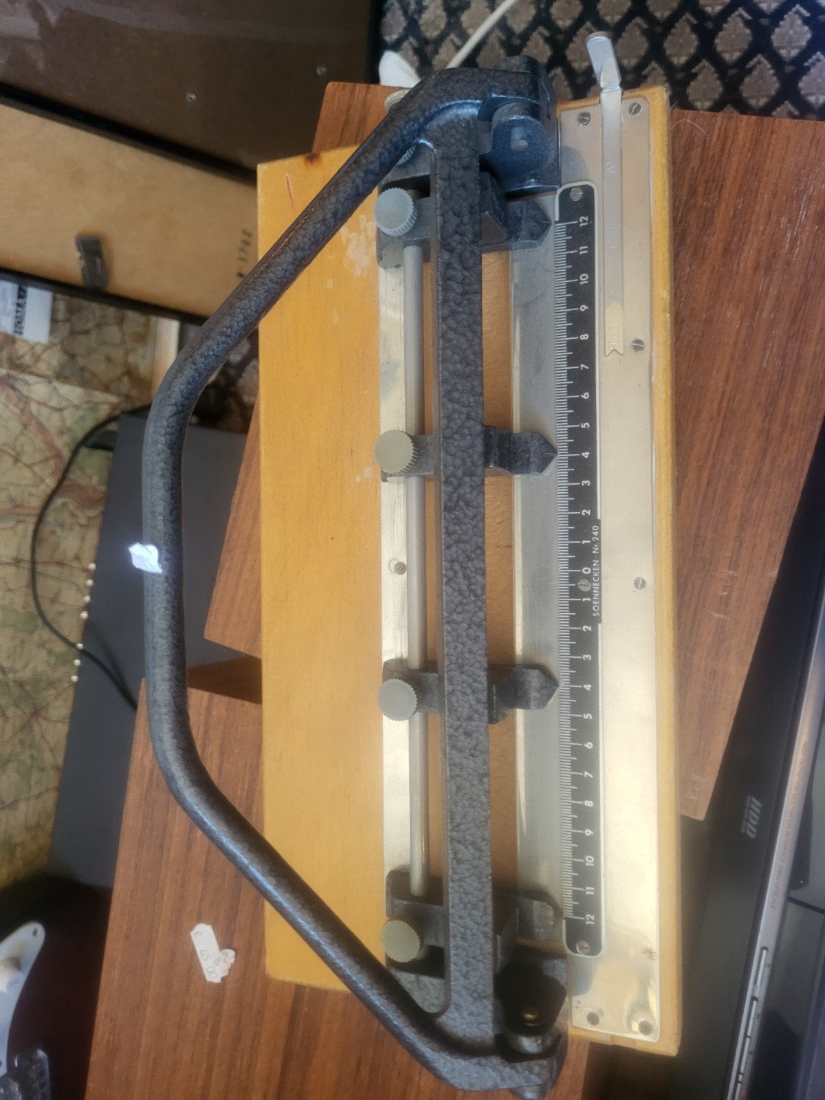 Soennecken Tekenliniaal Nr. 240, Doe-het-zelf en Verbouw, Tekentafels, Ophalen of Verzenden, Gebruikt, Minder dan 130 cm