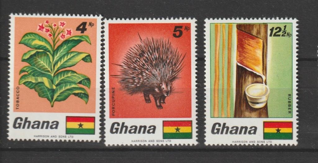 TSS Kavel 810248 Ghana  Pf  minr 342-344 inc, Ophalen, Overige landen, Postfris
